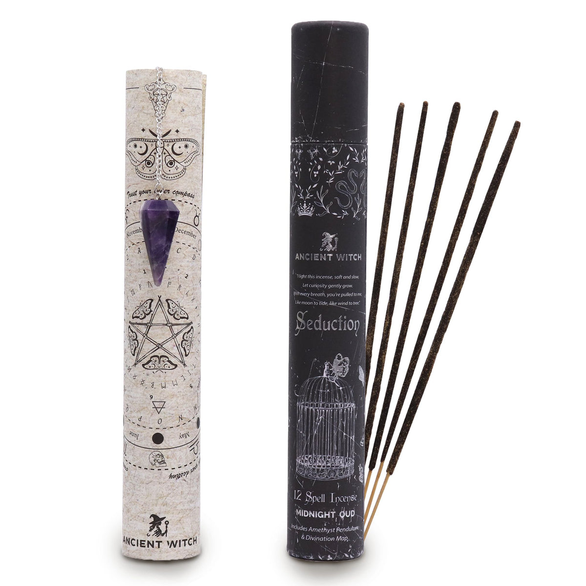 Ancient Witch Seduction Spell Incense, Amethyst