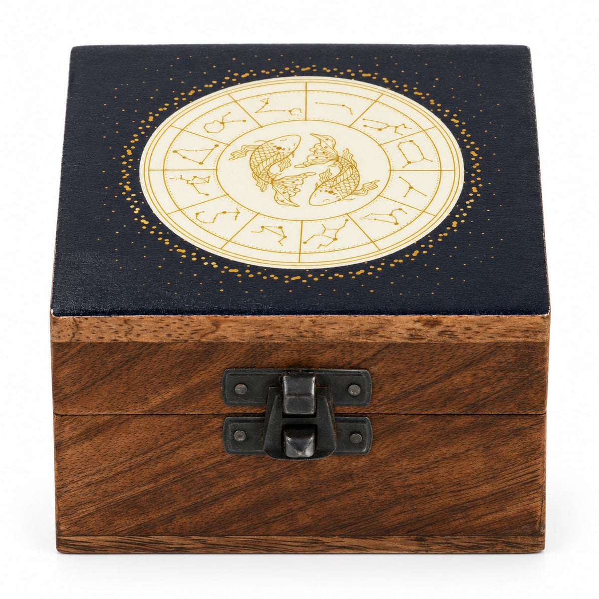 Small Enamelled Box - Pisces