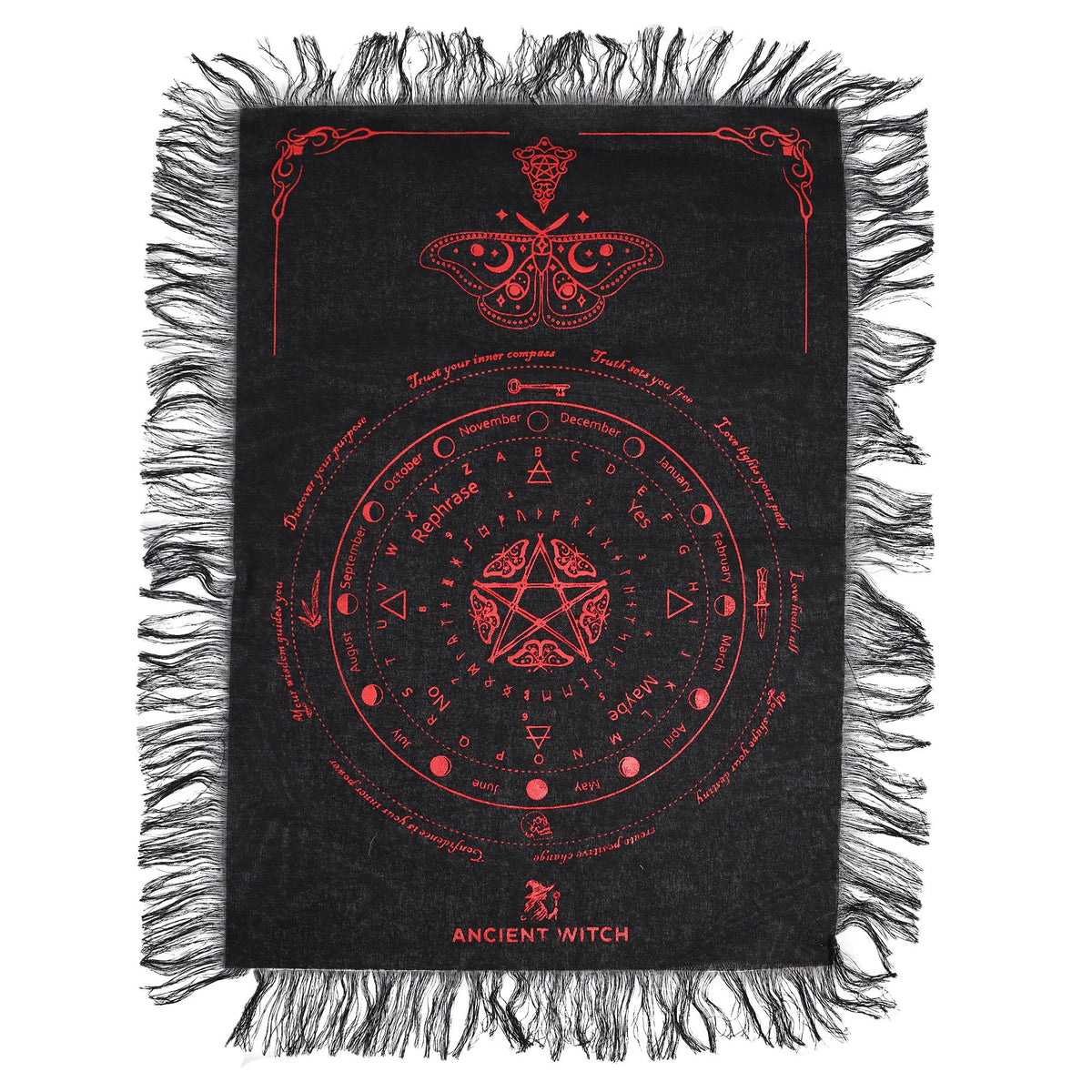 Ancient Witch Pendulum Cloth, Mystic Moth