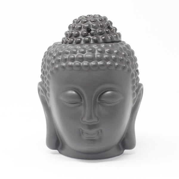 Buddha Head Oil Burner - Black