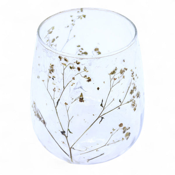 Floral Glass Vase Holder, Margarita, 12 × 11 cm