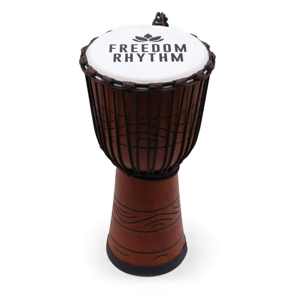Large Pro Djembe Drum - Freedom Rhythm (high) - 50cm (22cm Dia)