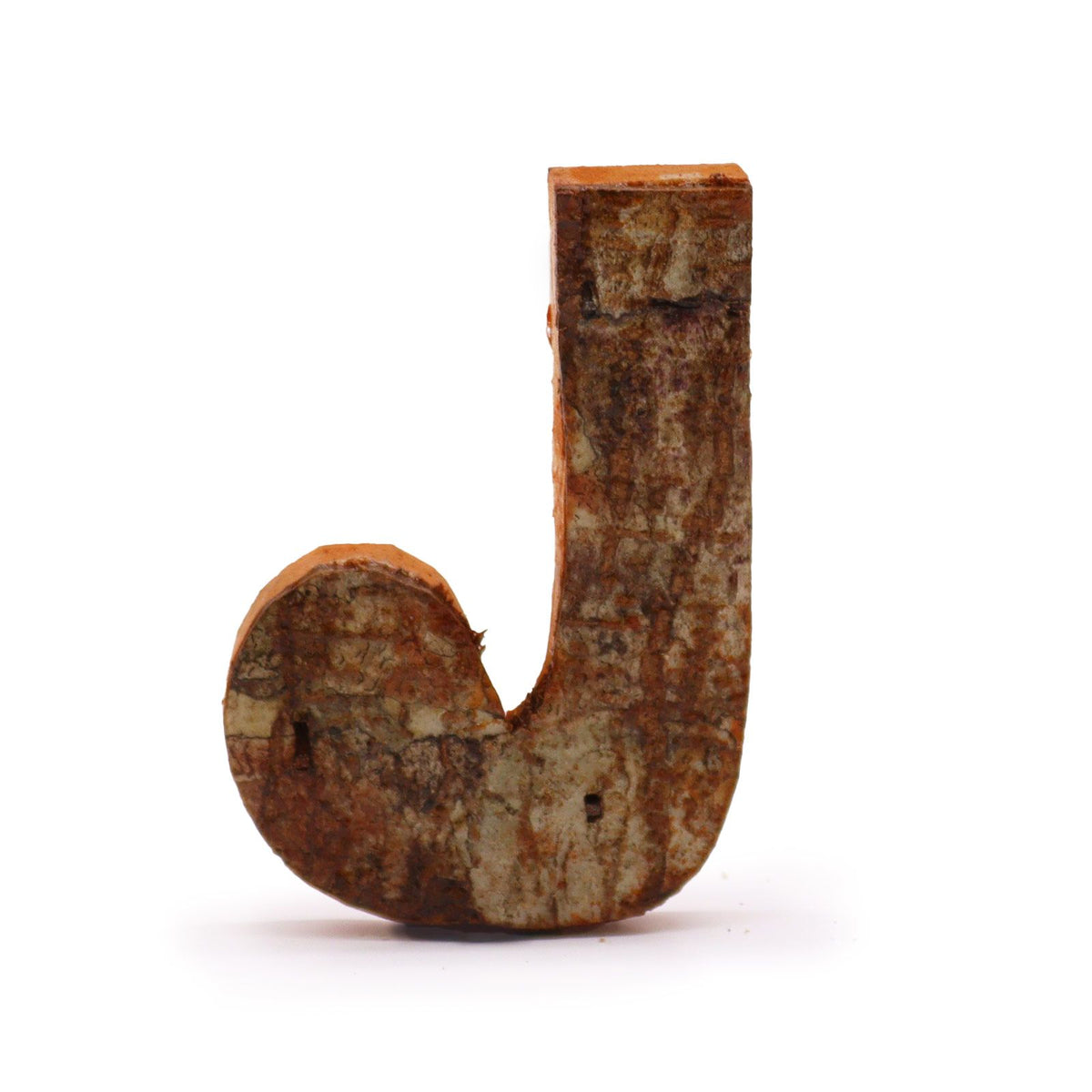 Rindenbuchstabe J · 7 cm