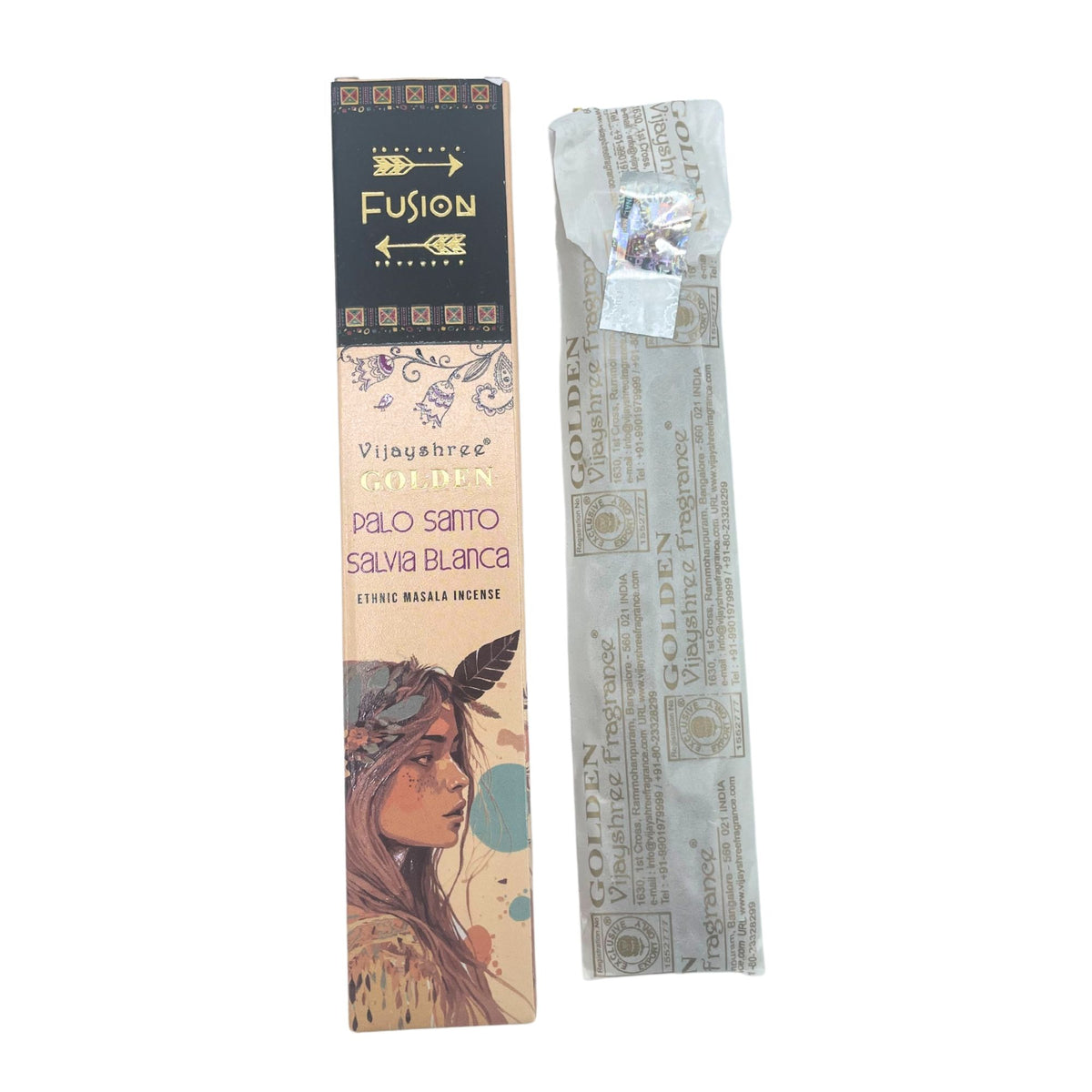 Golden Palo Santo Incense Sticks · White Sage