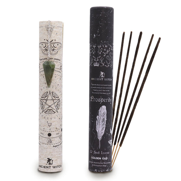 Ancient Witch Prosperity Spell Incense, Aventurine
