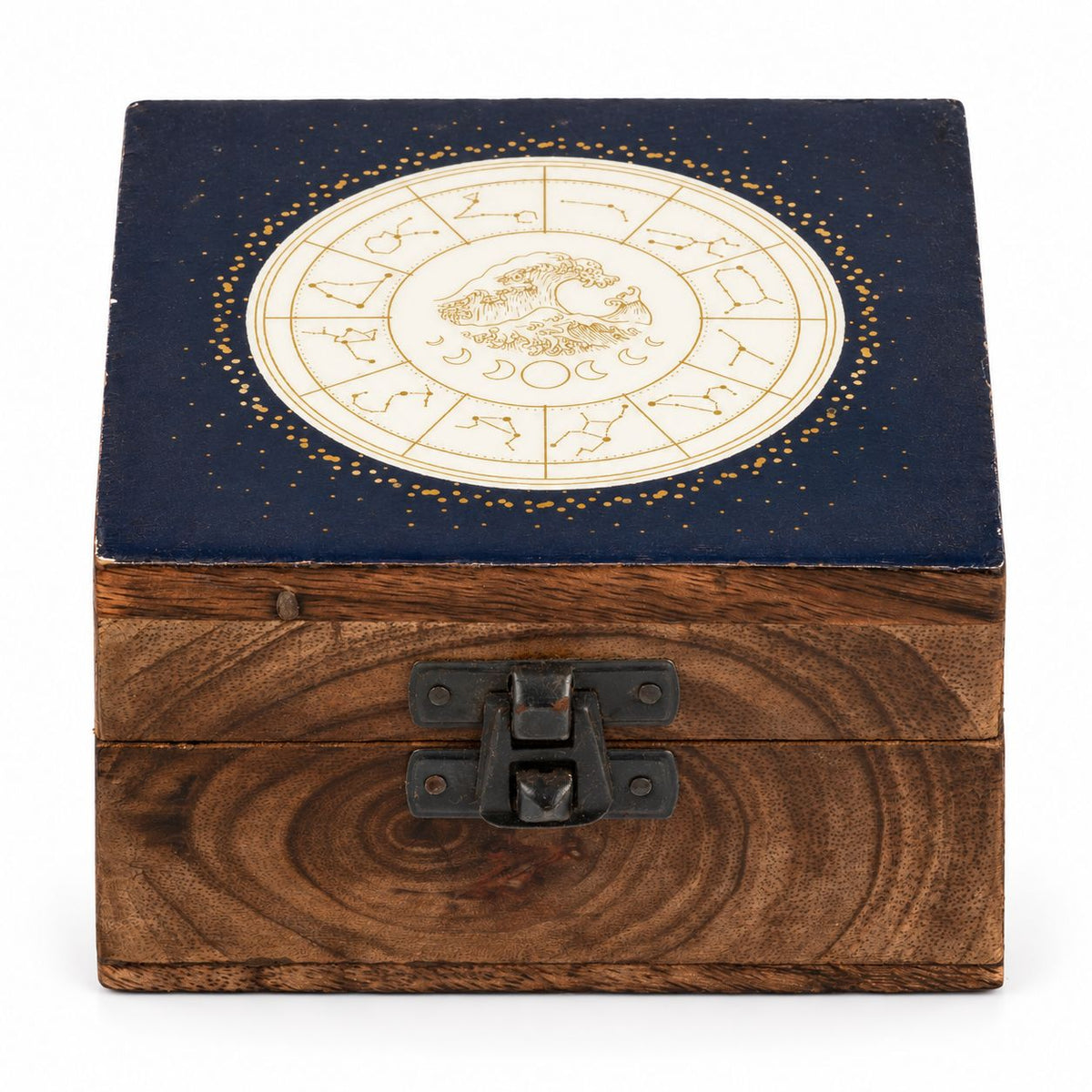 Small Enamelled Box - Aquarius