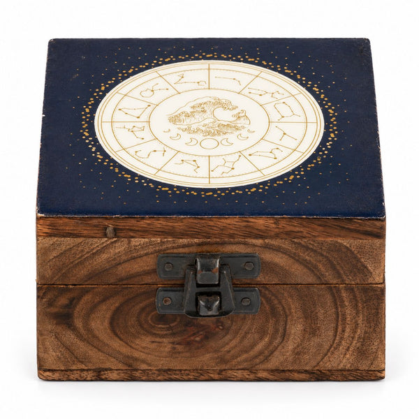 Small Enamelled Box - Aquarius