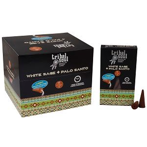 Tribal Soul White Sage & Palo Santo Backflow Cones