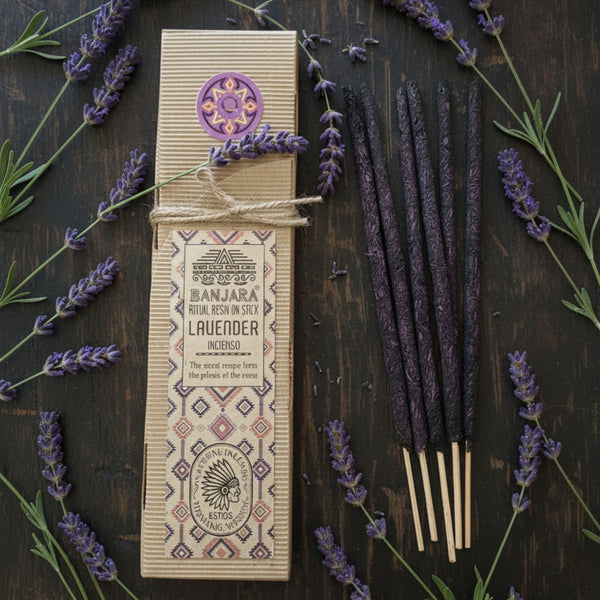 Harz-Räucherstäbchen Lavendel