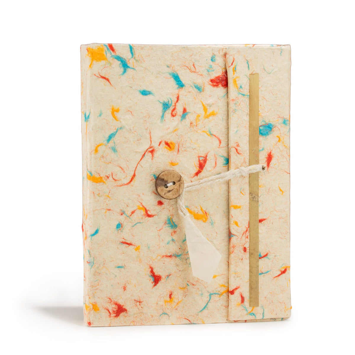 Lokta Notebook, Mixed Colour Cotton