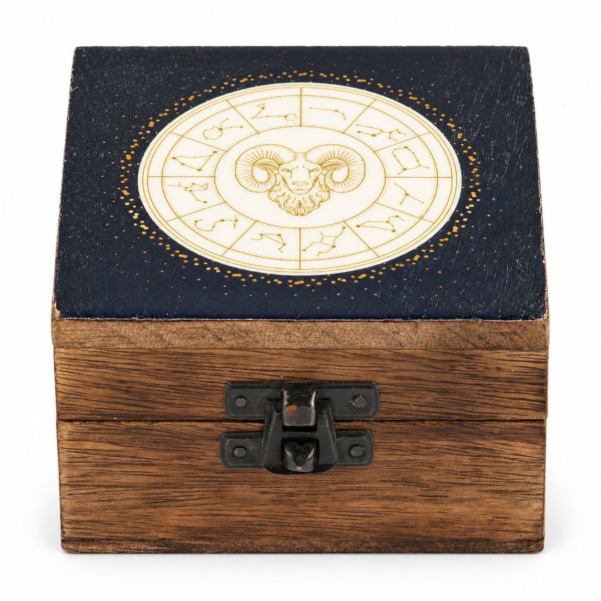 Small Enamelled Box - Aries