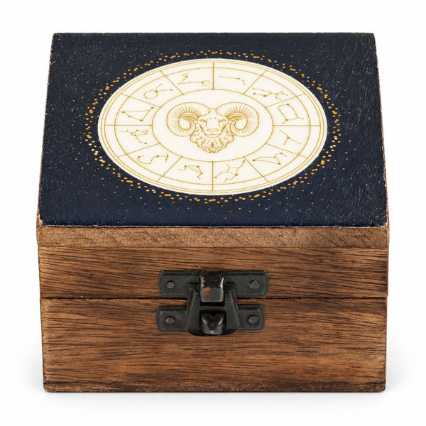 Small Enamelled Box - Aries