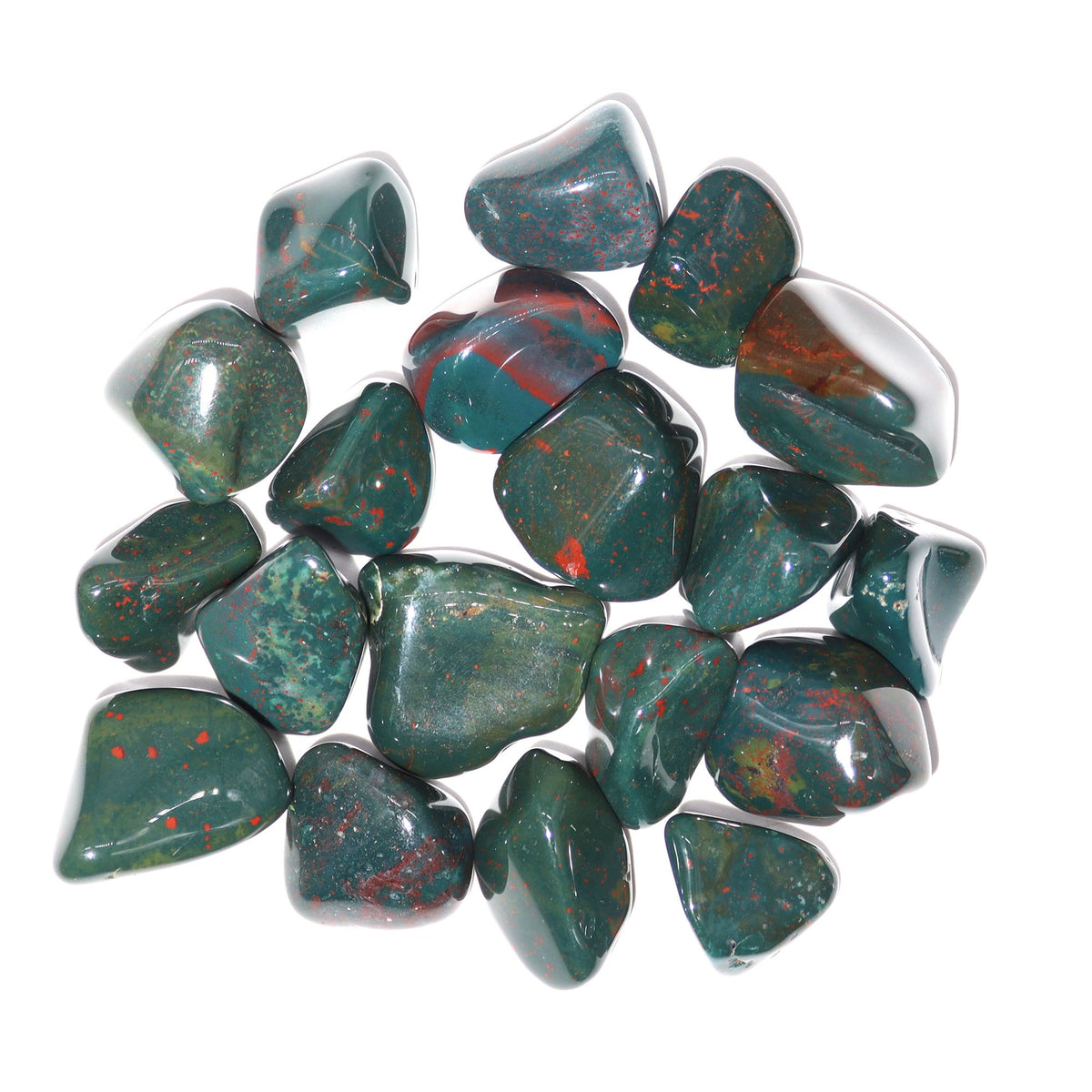 Fancy Jaspis-Trommelsteine · 24er-Pack