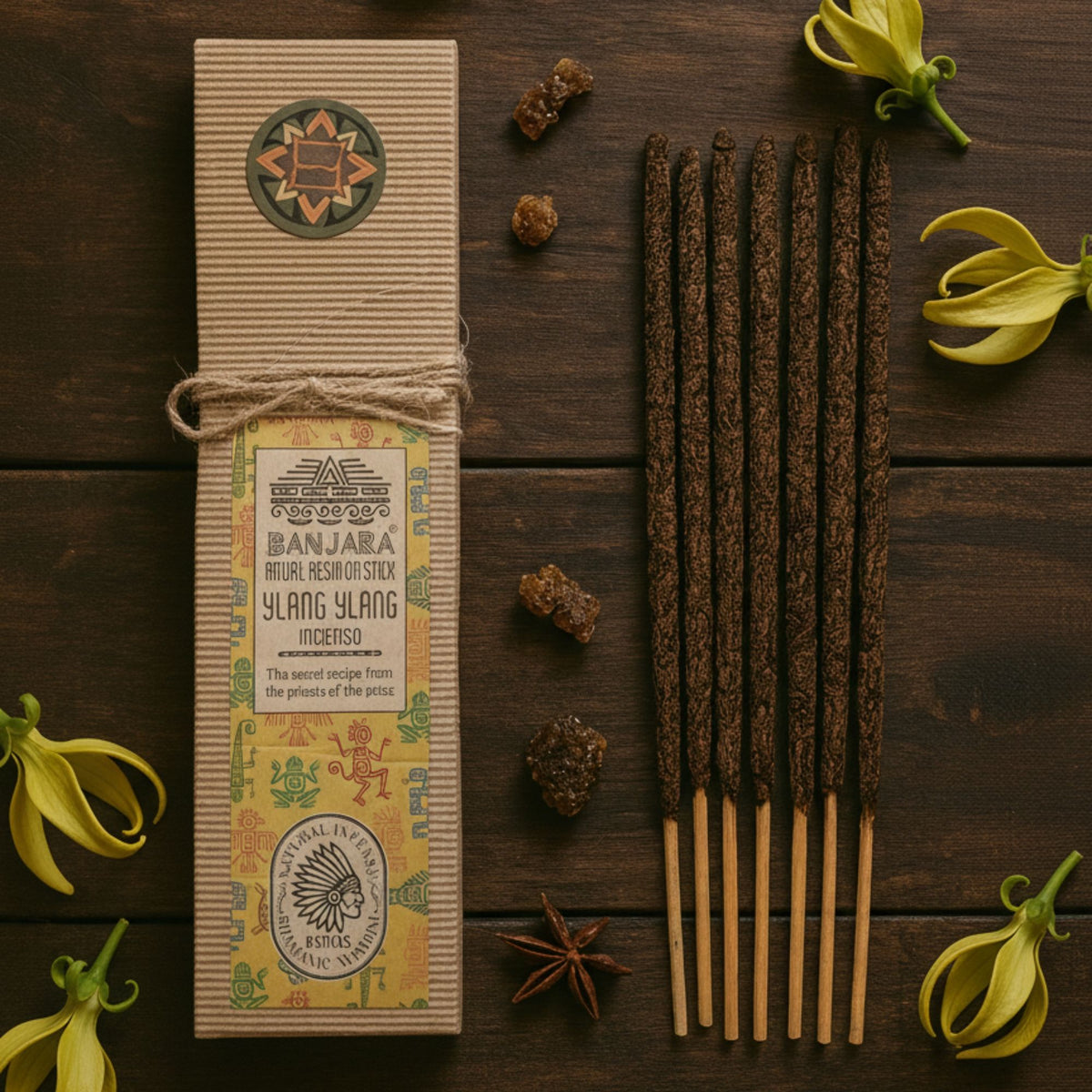 Ylang Ylang Resin Incense Sticks