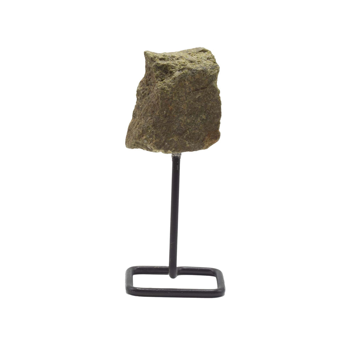 Epidote Specimen on Metal Stand
