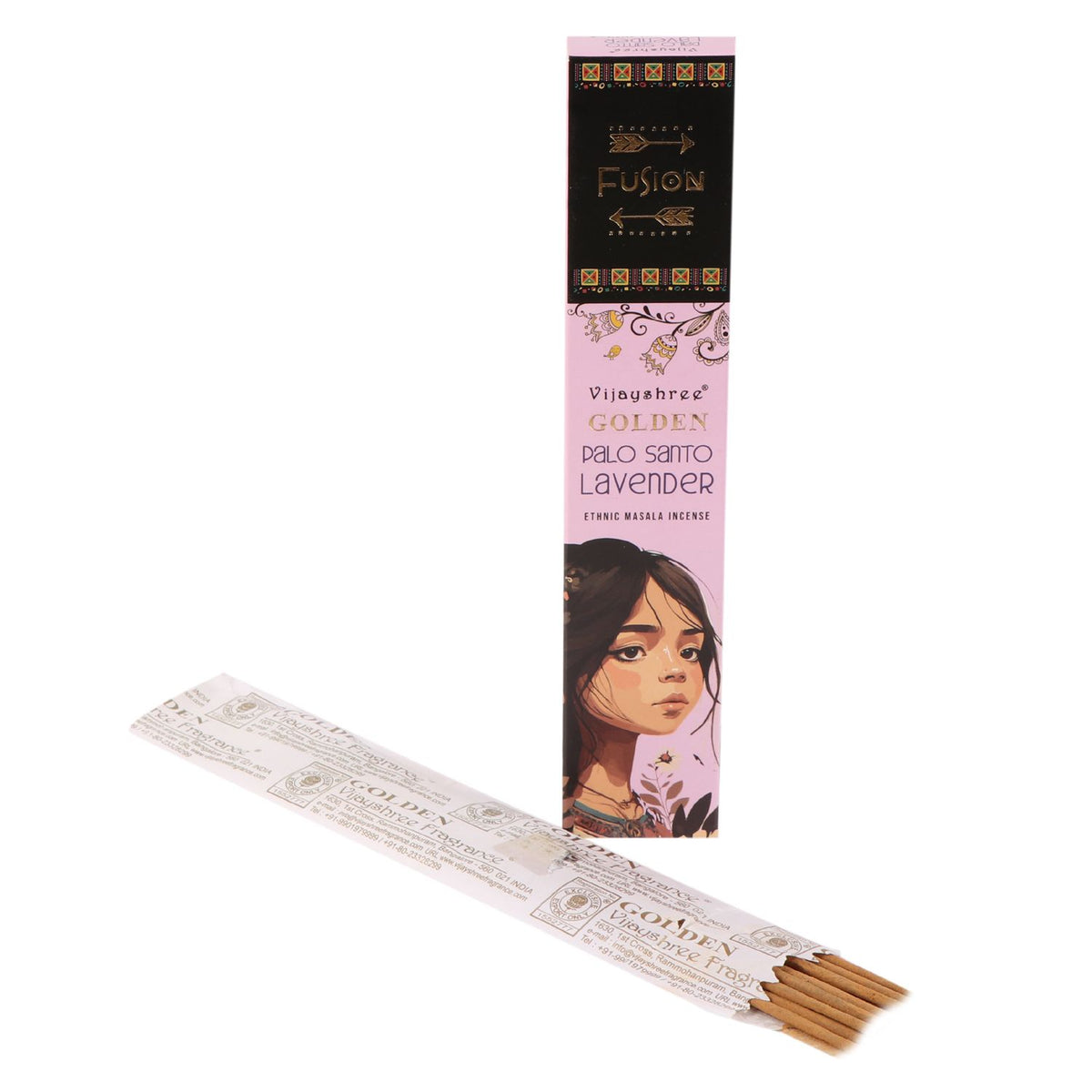 Golden Palo Santo Incense Sticks · Lavender
