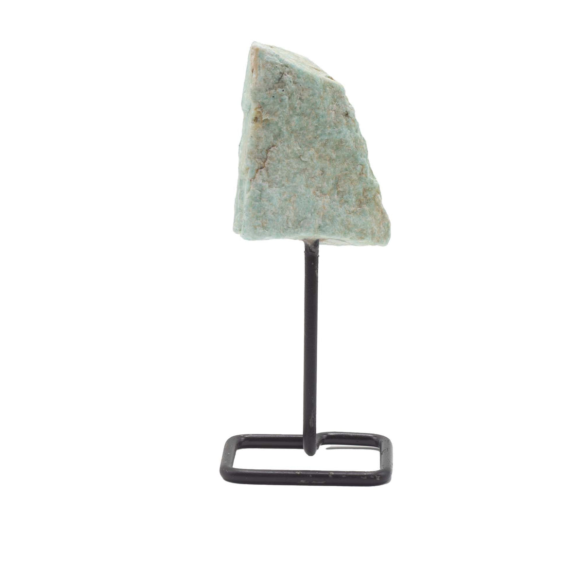 Amazonite Specimen on Metal Stand