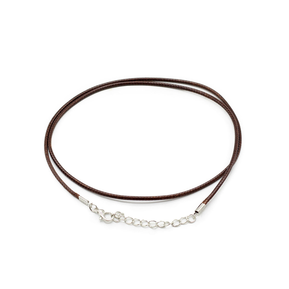 Packs Waxed Pendant Cords - 2mm x 55cm - Assorted - Dark Brown 112