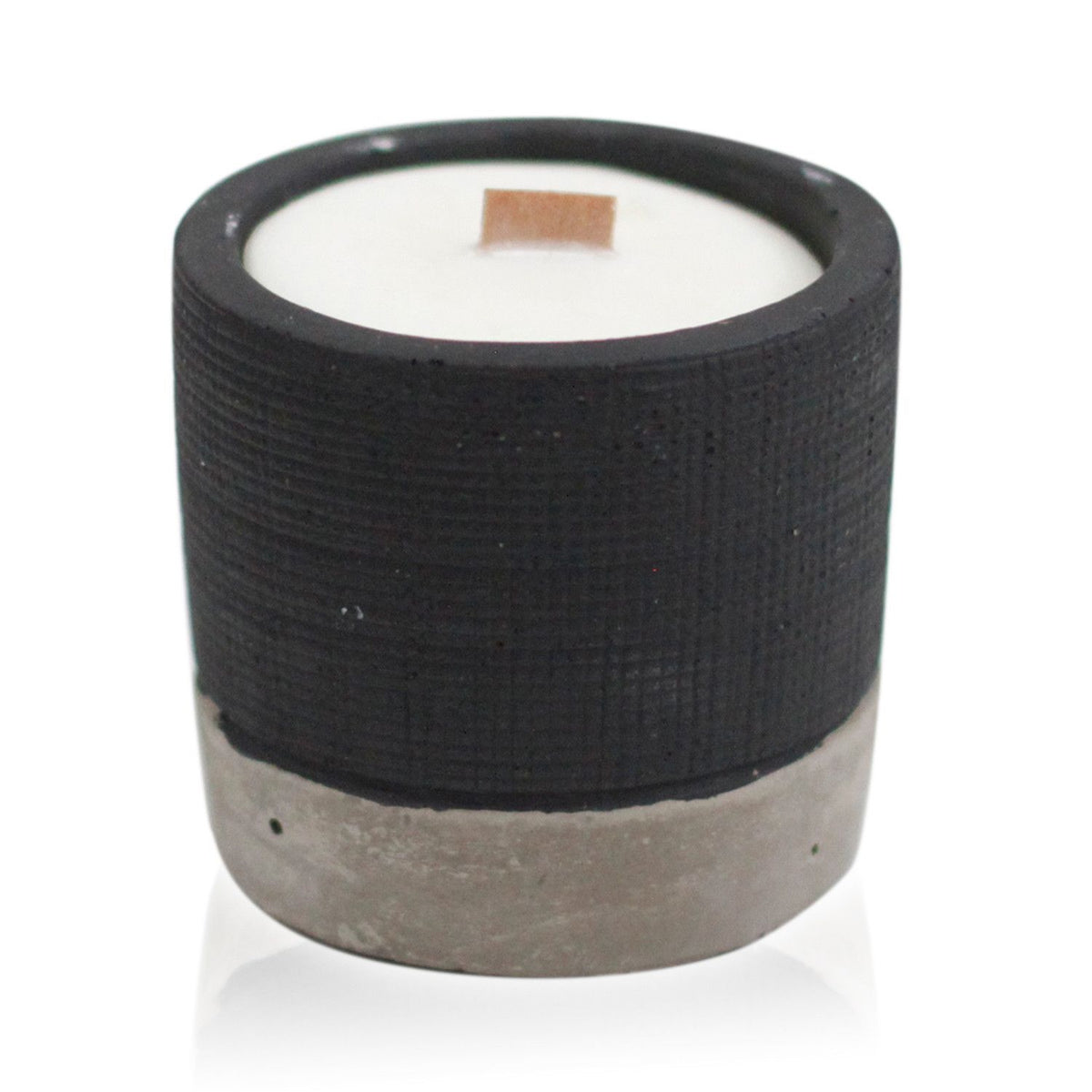 Schwarze Betonkerze, Brandy Butter