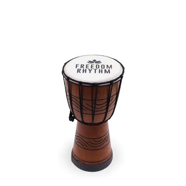 Small Pro Djembe Drum - Freedom Rhythm (high) - Small 30cm (15cm Dia)