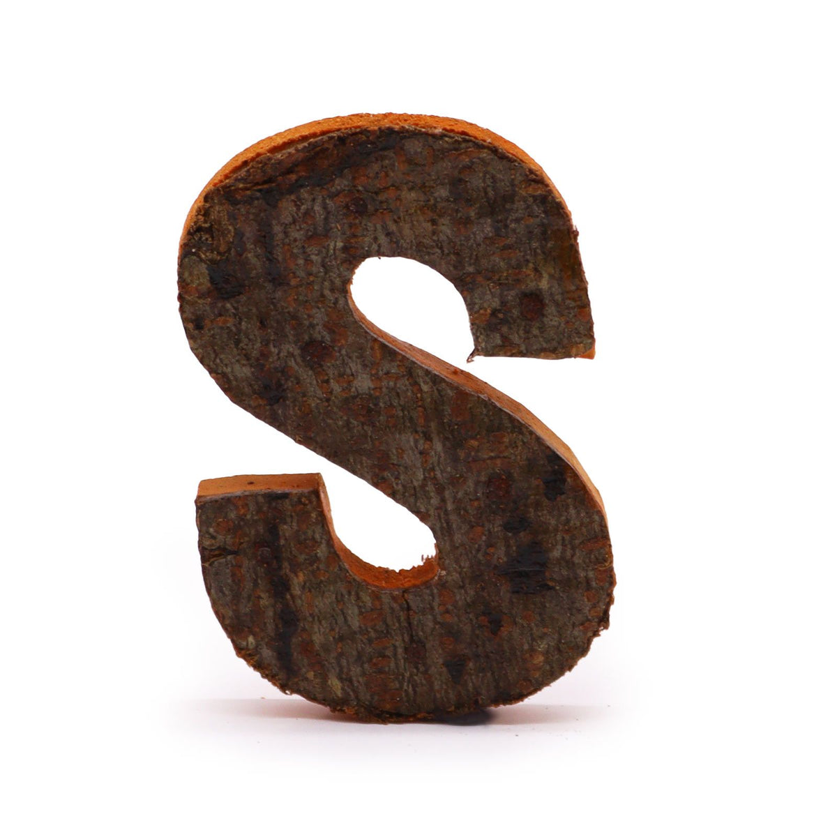 Rindenbuchstabe S · 7 cm