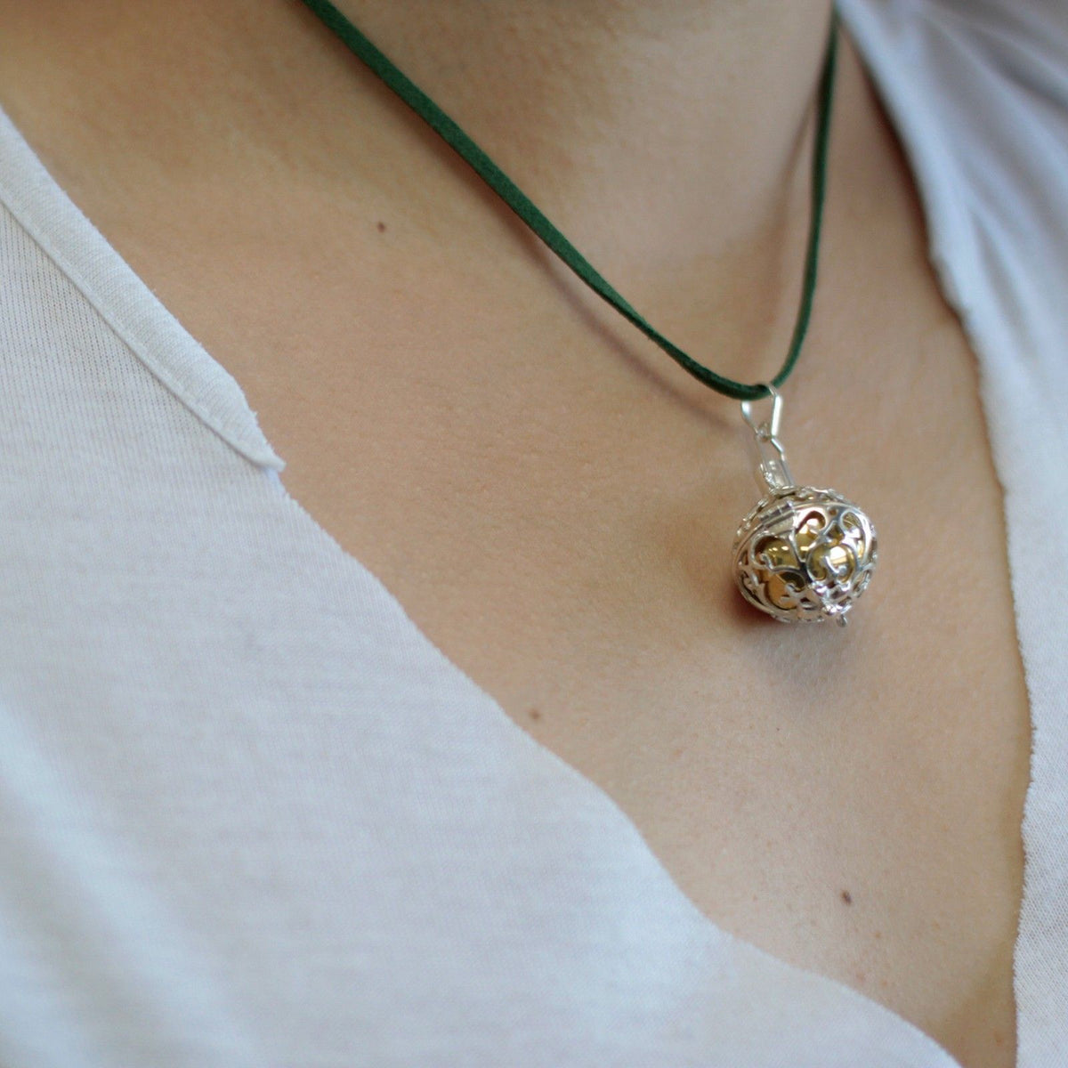 Silver Angel Bell - - 23mm
