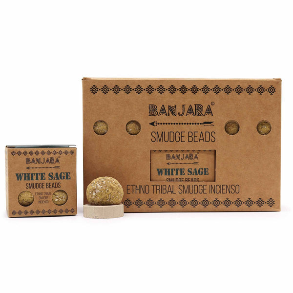 Banjara Smudge Beads - White Sage