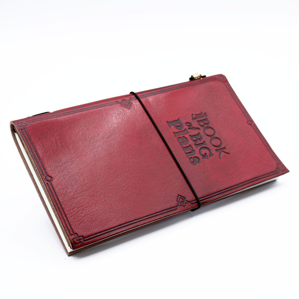 Leather Journal, Little Book of Big Plans, Red