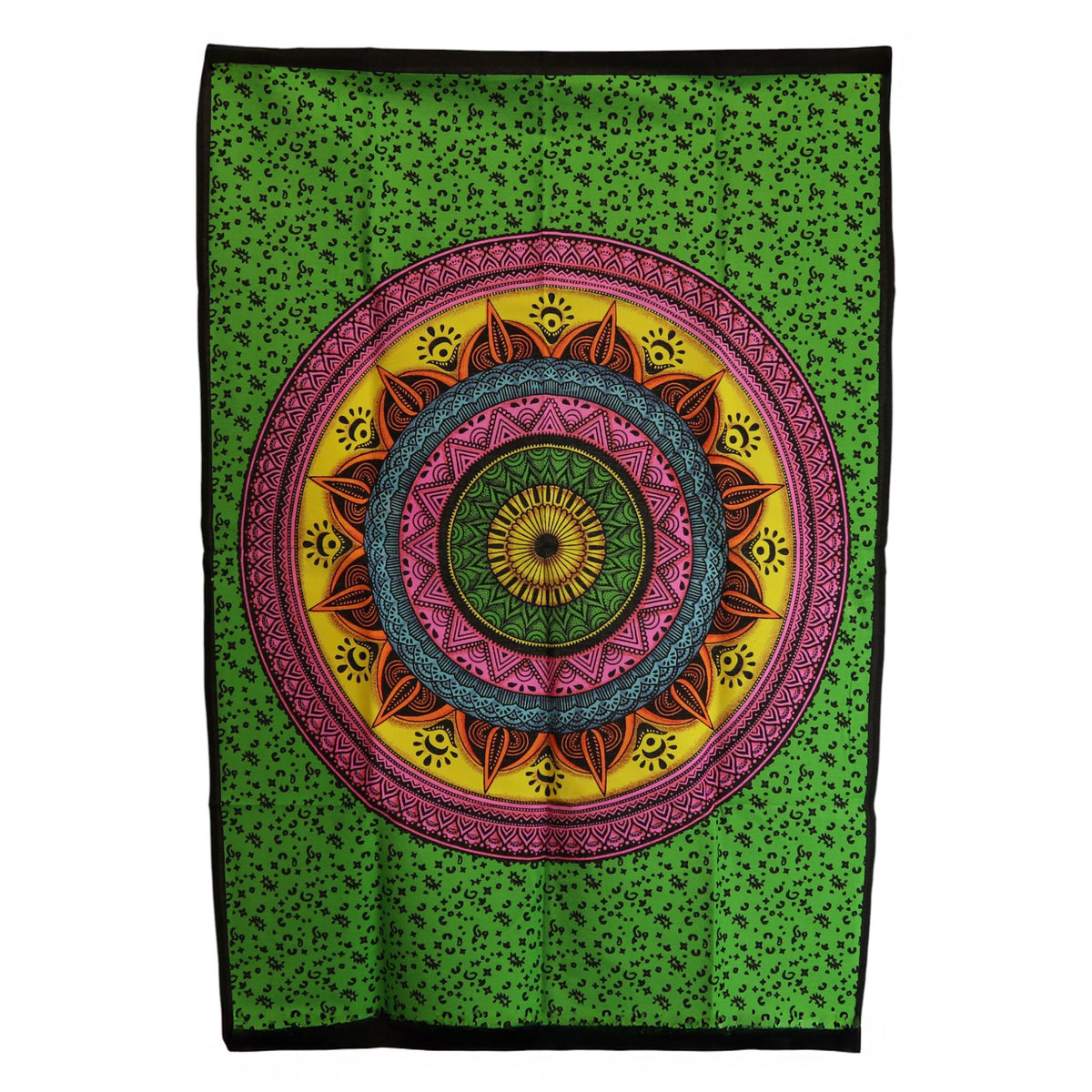 Cotton Wall Art (70x110cm) - Mandala Vibrant
