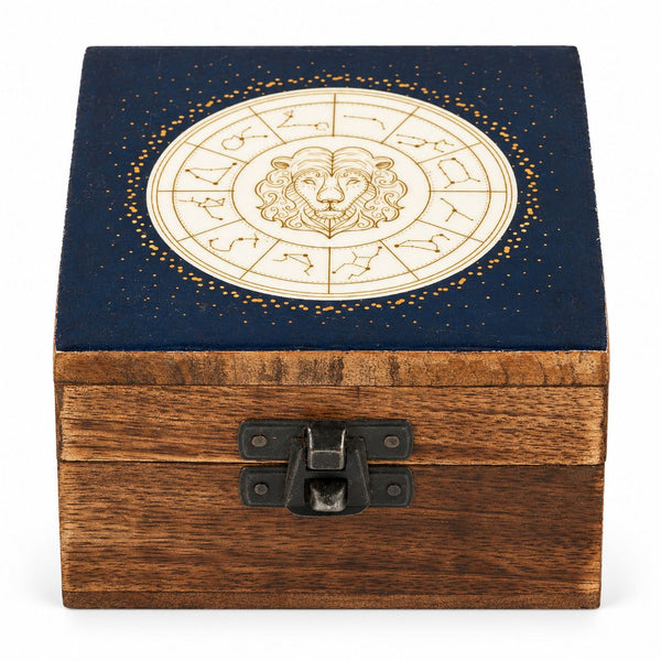 Small Enamelled Box - Leo