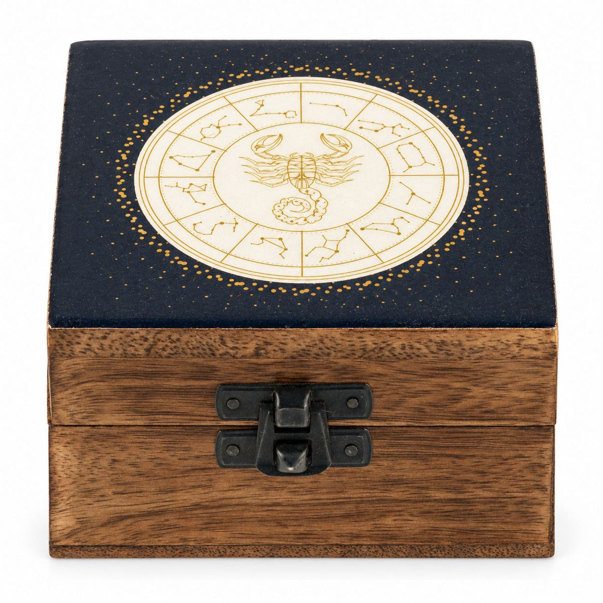 Small Enamelled Box - Scorpio