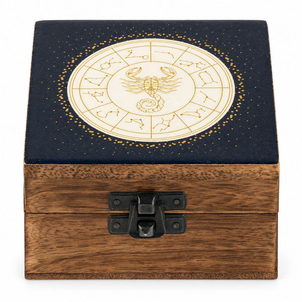 Small Enamelled Box - Scorpio