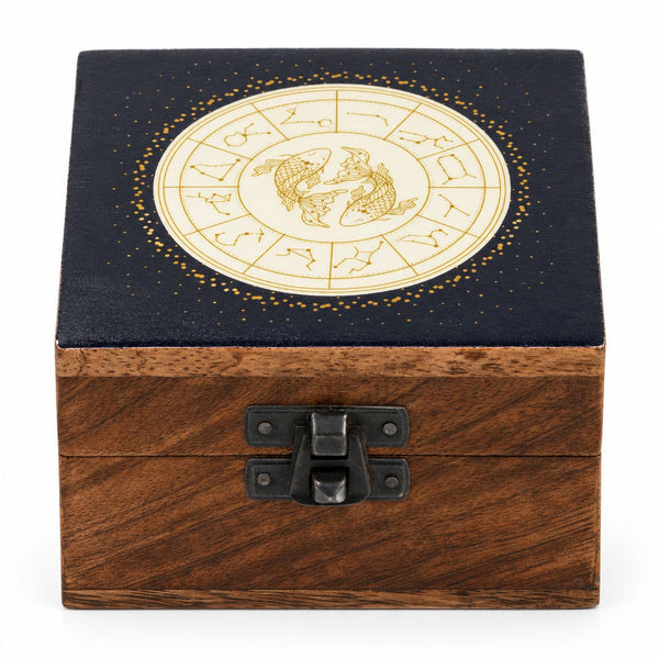 Small Enamelled Box - Pisces