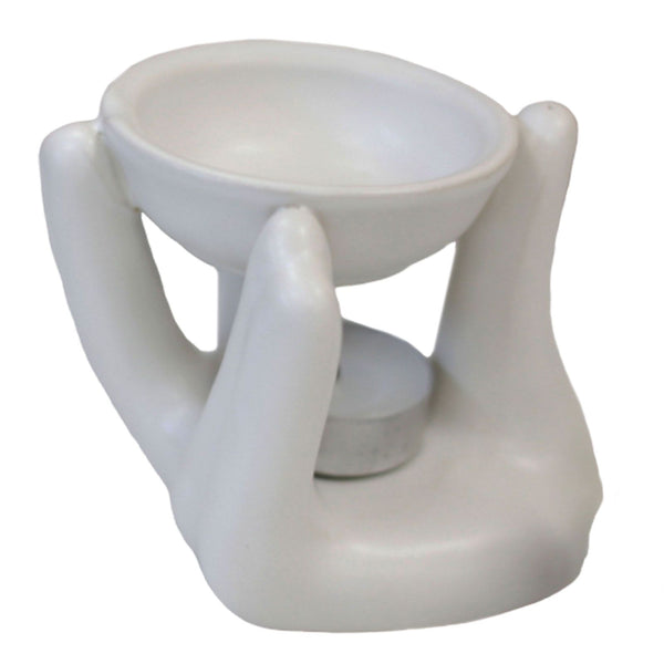 Helping Hand Oil Burner, White