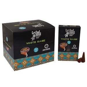 Tribal Soul Backflow Incense - White Sage