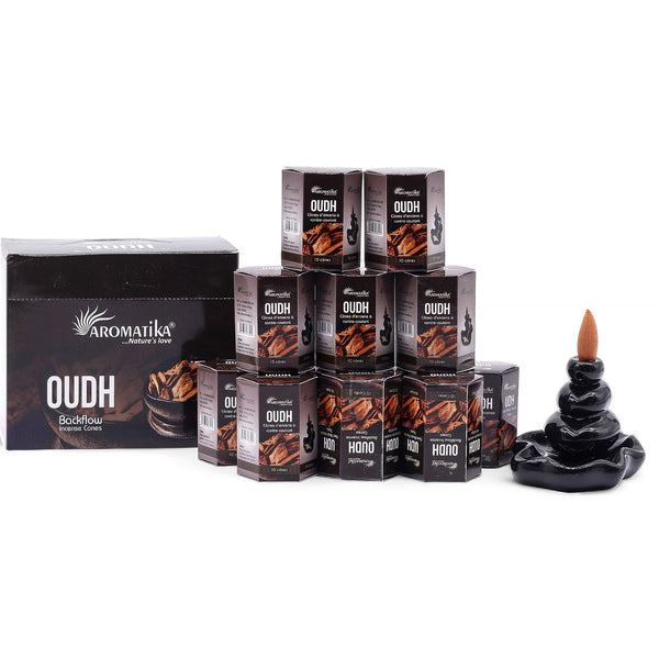 Masala Backflow Incense pack of 10 - Oudh
