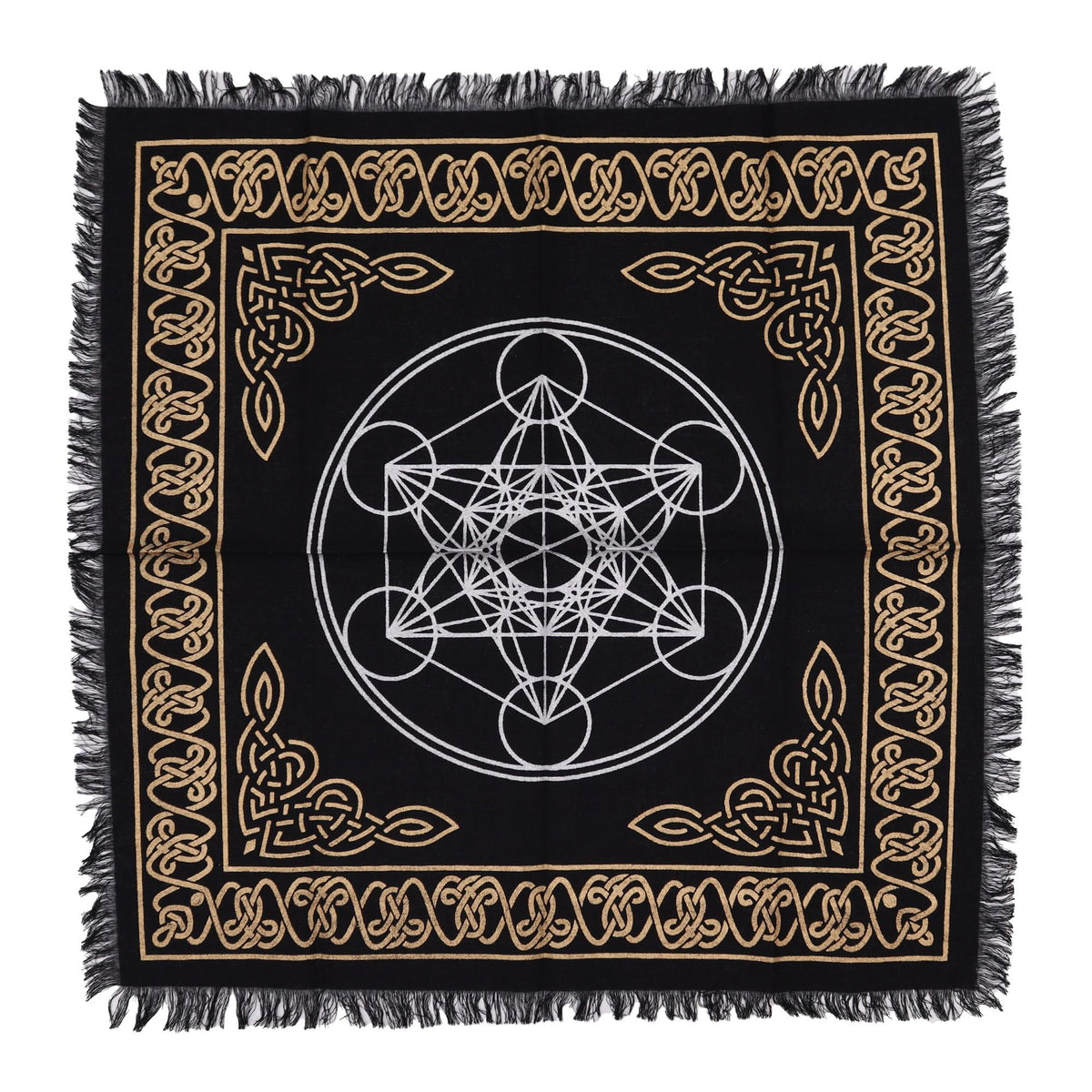Fringed Altar Cloth, Chakra Chart