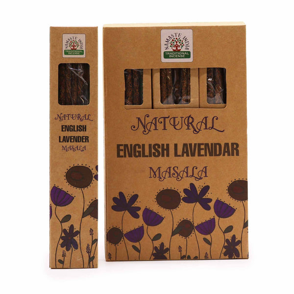 Natural Botanical Masala Incense - English Lavender