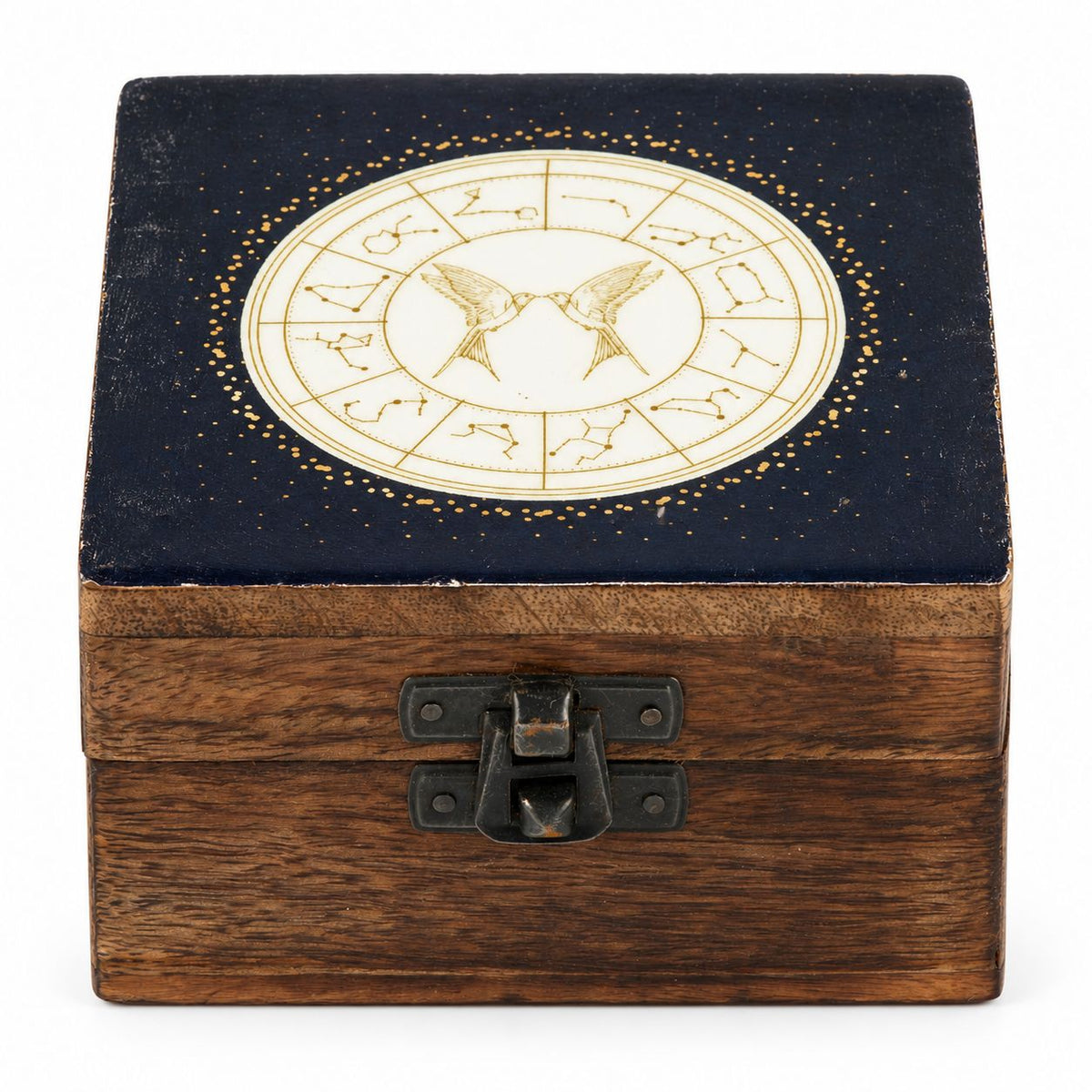 Small Enamelled Box - Gemini