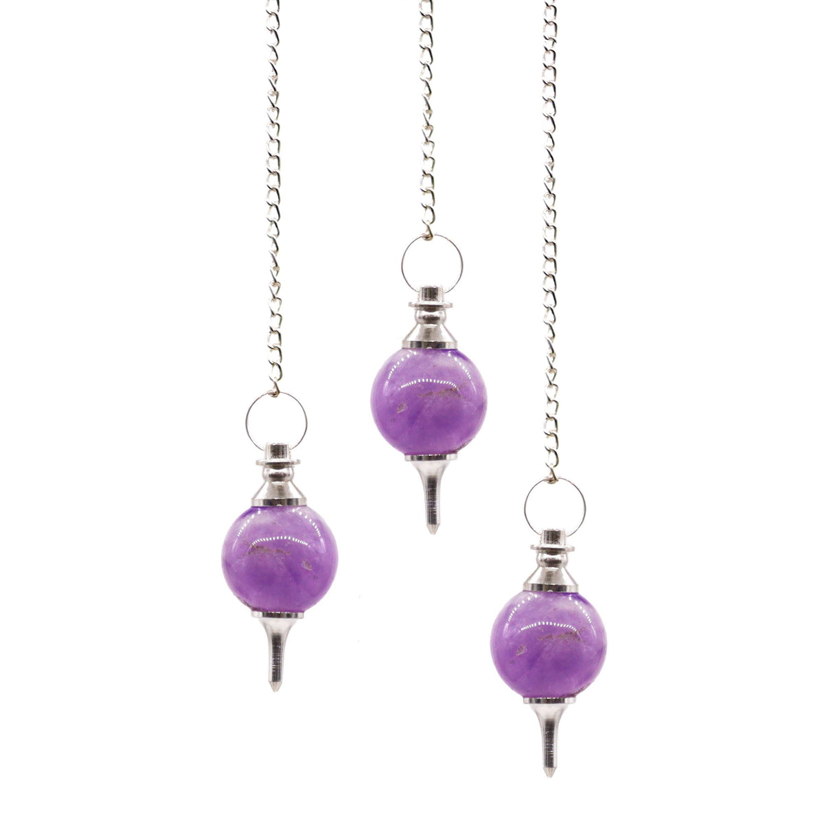 Amethyst Sphere Pendulum