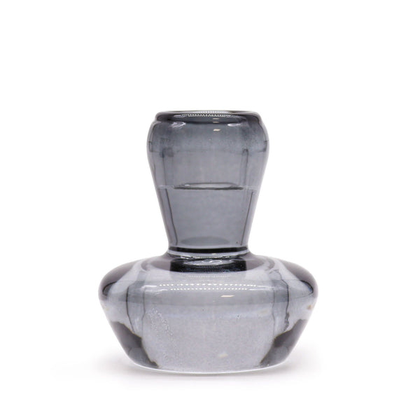 Set of 2 Mushroom Flip Dinner Candle / Tealight Holder - Midnight Grey