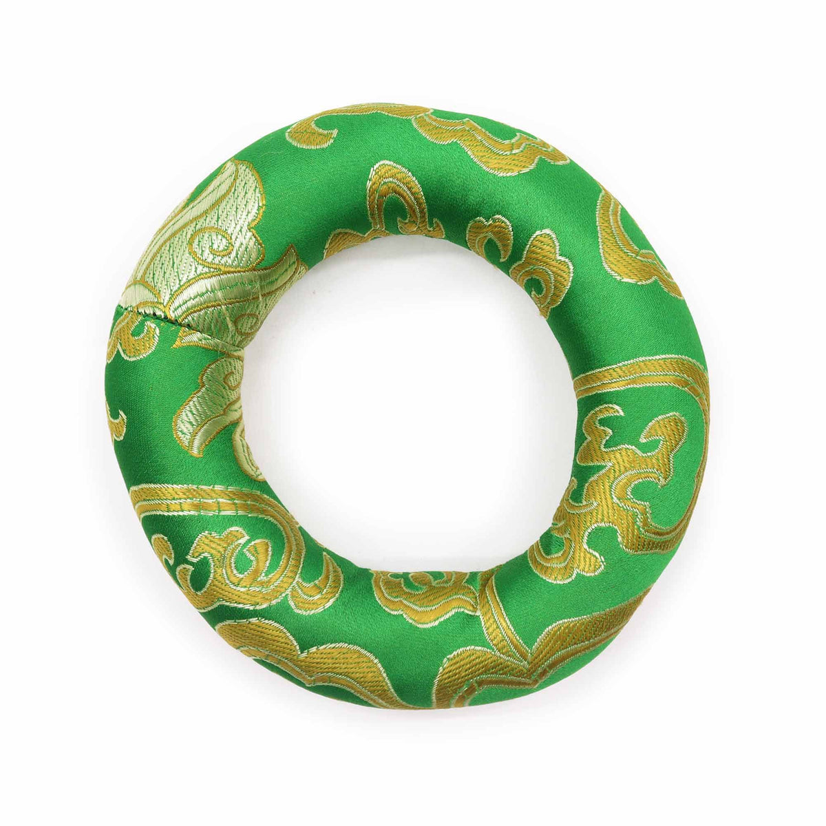 Singing Bowl Cushion · Green, 10 cm