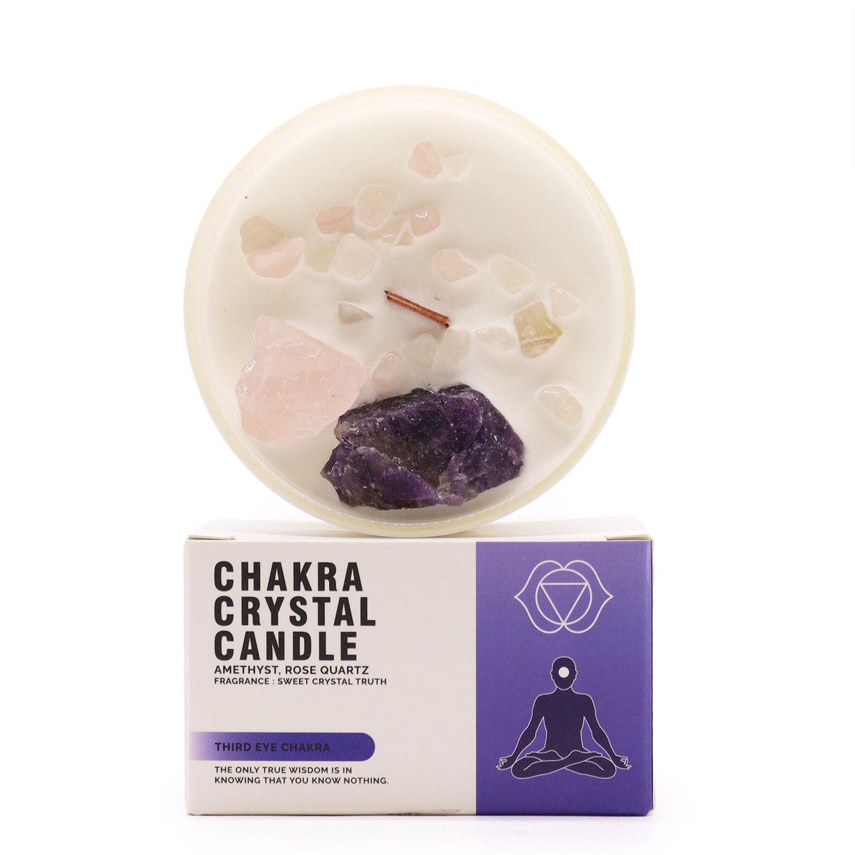 Stirnchakra-Kristallkerze