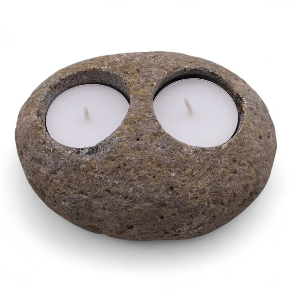 Riverstone Tealight Holder, Double