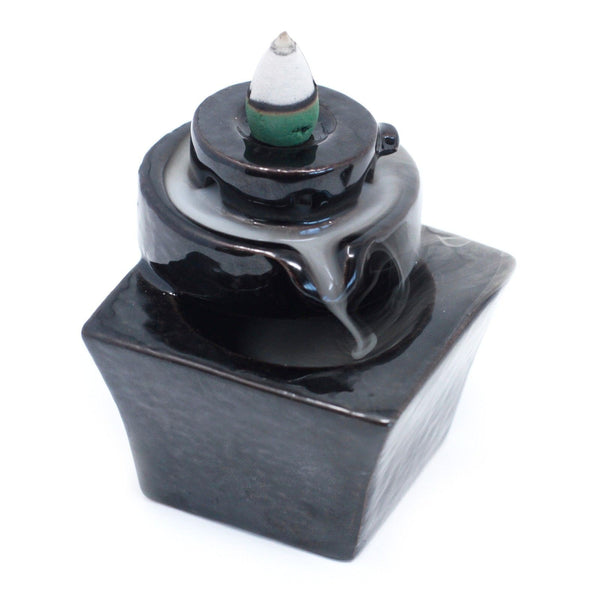 Backflow Incense Burner Round to Square