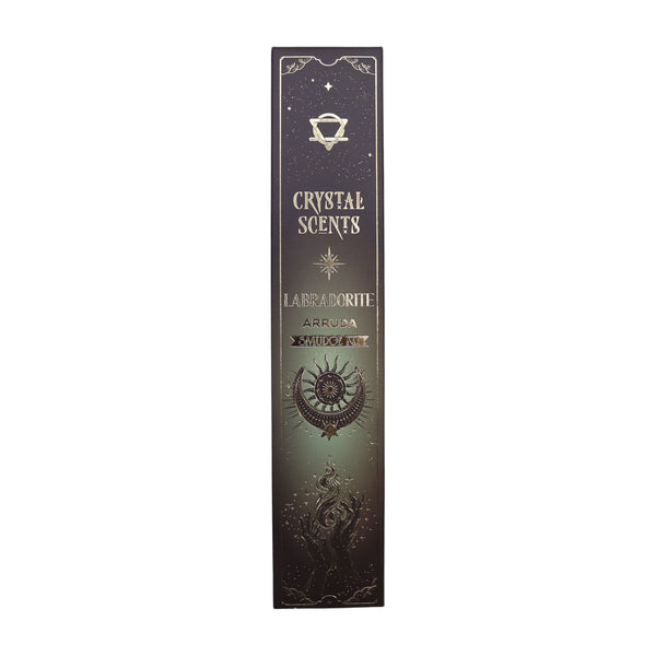 Crystal Scents Arruda Incense with Labradorite