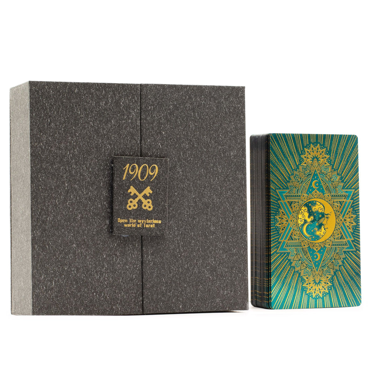 Gold & Turqoice Foil Tarot Card - Gift Set