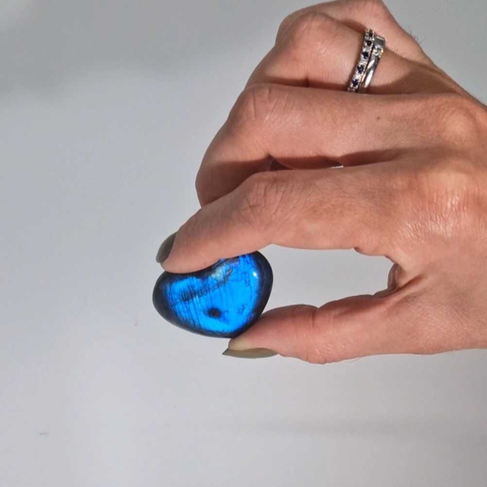 Madagascar Labradorite Heart