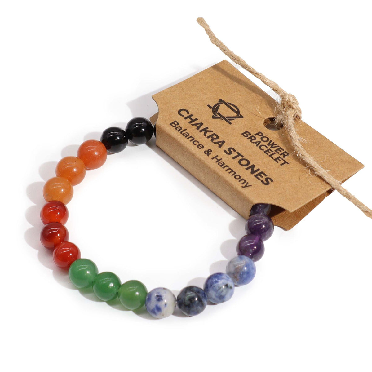 Chakra Stone Bracelet, 7 Stones