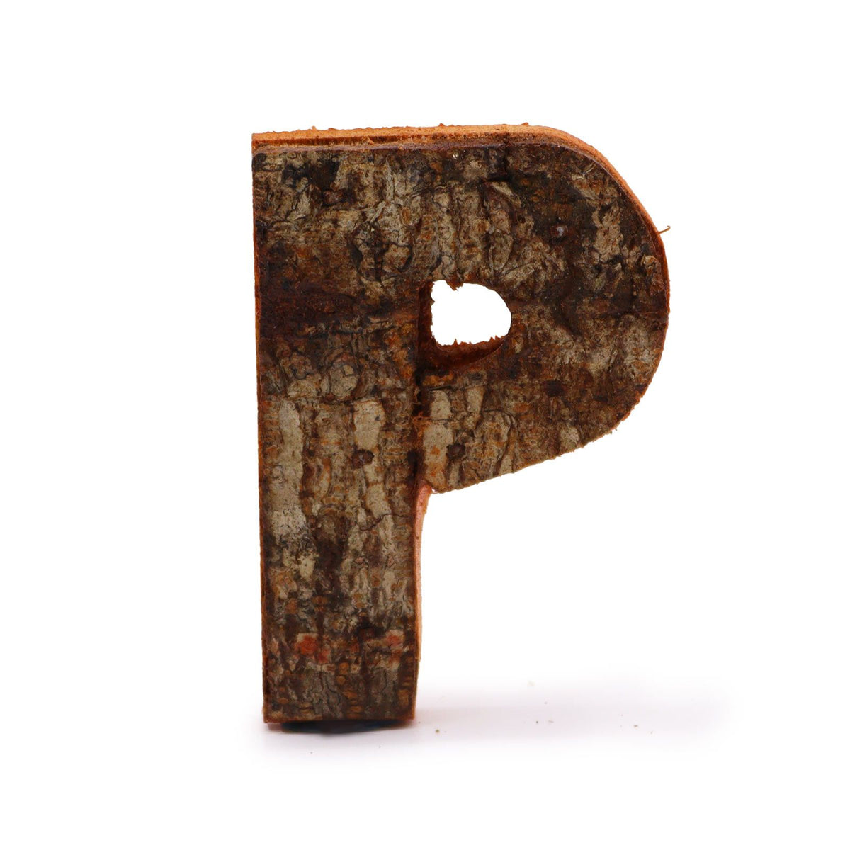 Rindenbuchstabe P · 7 cm